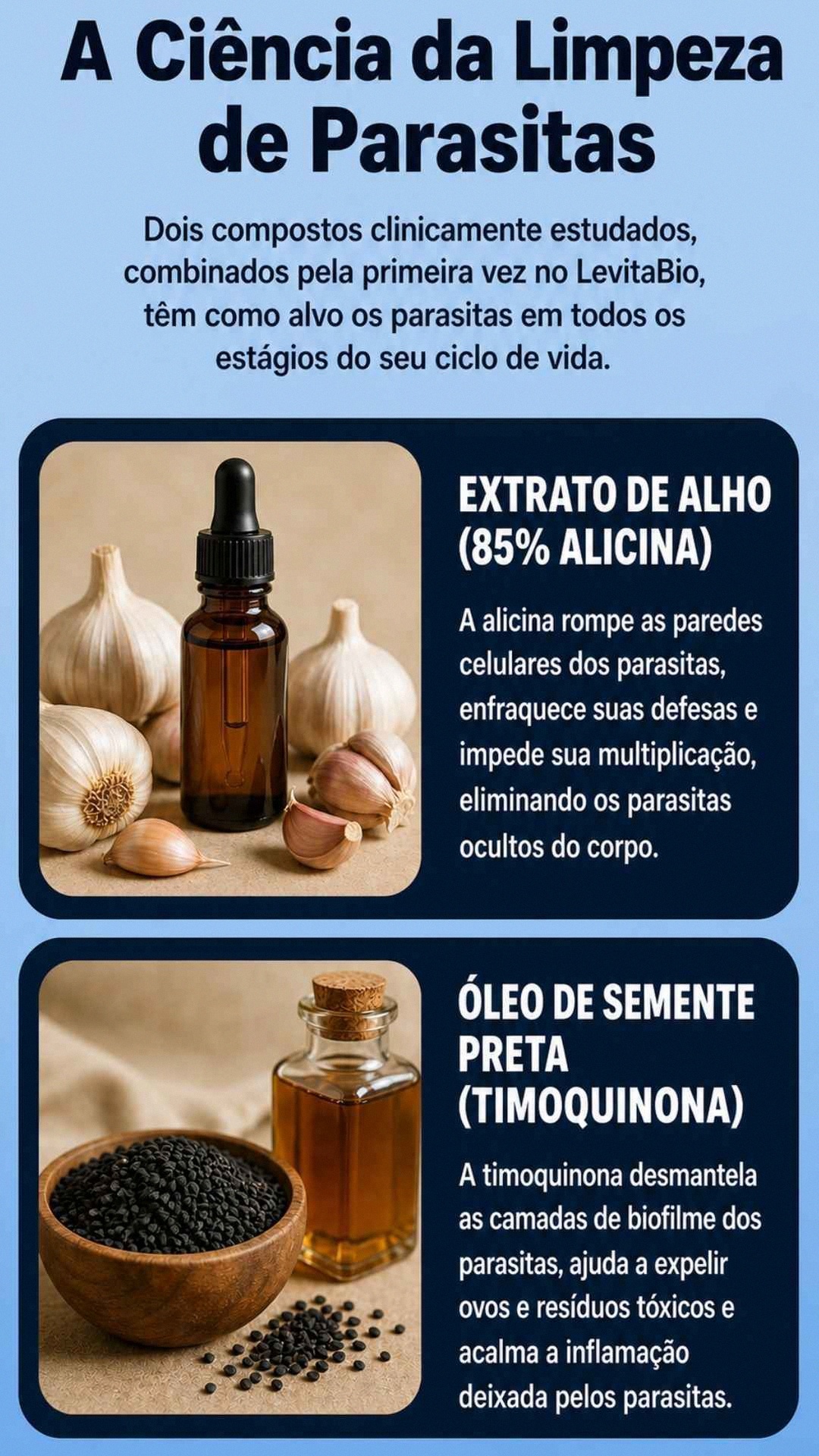 A ciência da limpeza de parasitas
